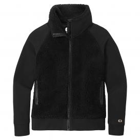OGIO LOG815 Ladies Luuma Sherpa Full-Zip - Blacktop