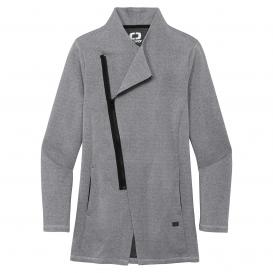 OGIO LOG821 Ladies Transition 1/4-Zip - Petrol Grey Heather