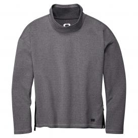 OGIO LOG822 Ladies Transition Pullover Sweatshirt - Blacktop Heather