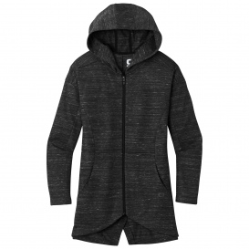 OGIO LOG823 Ladies Flux Full-Zip Hoodie - Blacktop Heather