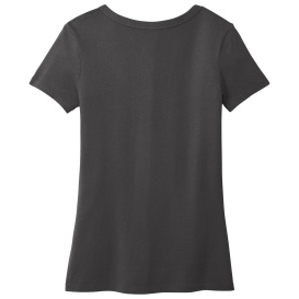 Port & Company LPC099V Ladies Beach Wash Garment-Dyed V-Neck Tee - Coal