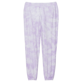 Port & Company LPC140P Ladies Beach Was Cloud Tie-Dye Sweatpant - Amethyst
