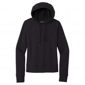 Sport-Tek LST272 Ladies Lightweight French Terry Pullover Hoodie - Black