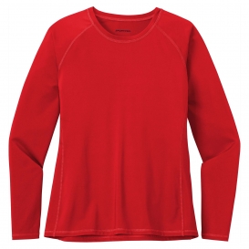 Sport-Tek LST470LS Ladies Long Sleeve Rashguard Tee - True Red