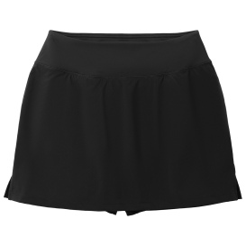 Sport-Tek LST486 Ladies Repeat Skorts - Black