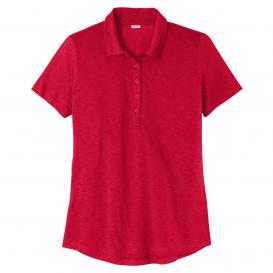 Sport-Tek LST530 Ladies PosiCharge Strive Polo - Deep Red