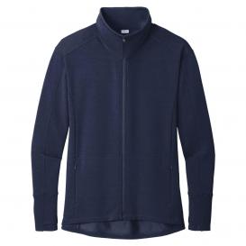Sport-Tek LST560 Ladies Sport-Wick Flex Fleece Full-Zip - True Navy