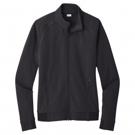 Sport-Tek LST570 Ladies Strive PosiCharge Full-Zip - Black