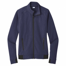 Sport-Tek LST570 Ladies Strive PosiCharge Full-Zip - True Navy