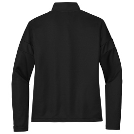 Sport-Tek LST800 Ladies Sport-Wick Fleece Full-Zip Jacket - Black/Black