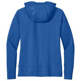 Sport-Tek LST856 Ladies Sport-Wick Stretch 1/2-Zip Hoodie - True Royal