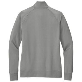 Sport-Tek LST857 Ladies Sport-Wick Stretch Full-Zip Cadet Jacket - Charcoal Grey