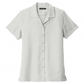 Port Authority LW400 Ladies Short Sleeve Performance Staff Shirt - Silver