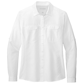 Port Authority LW960 Ladies Long Sleeve UV Daybreak Shirt - White