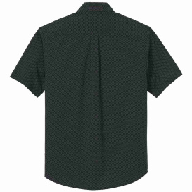 Mercer+Mettle MM2006 Short Sleeve UV Capital Tech Shirt - Deep Black Triangle Print
