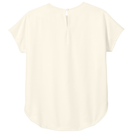 Mercer+Mettle MM2015 Women\'s Stretch Crepe Crew - Ivory Chiffon