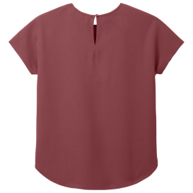 Mercer+Mettle MM2015 Women\'s Stretch Crepe Crew - Rosewood