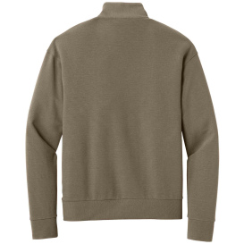 Mercer+Mettle MM3040 Linear Texture 1/4-Zip - Warm Taupe