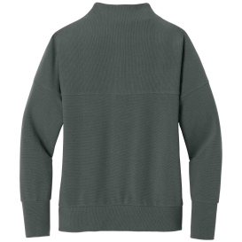 Mercer+Mettle MM3041 Ladies Linear Texture 1/4-Zip - Storm Gray