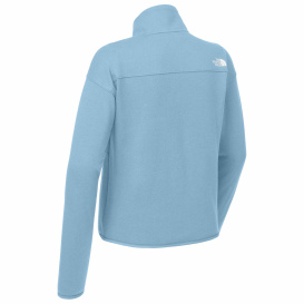 The North Face NF0A8C5H Ladies Double-Knit 1/2-Zip Fleece - Steel Blue