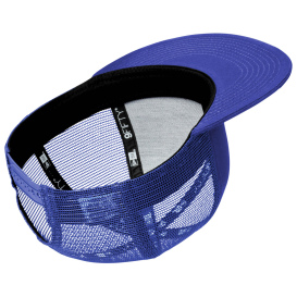 New Era NE4030 Standard Fit Snapback Trucker Cap - Royal/Royal