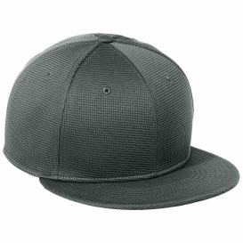New Era NE409 Pivot Flat Bill Snapback Cap - Charcoal