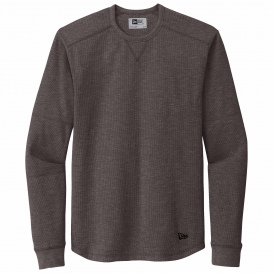 New Era NEA140 Thermal Long Sleeve - Black Heather