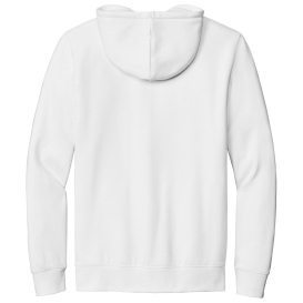 New Era NEA551 Comeback Fleece Full-Zip Hoodie - White