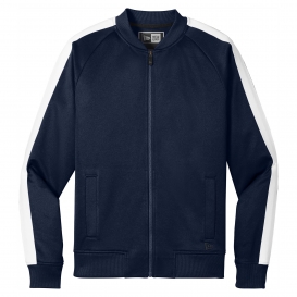 New Era NEA650 New Era Track Jacket - True Navy/White