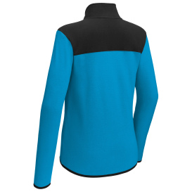 The North Face NF0A7V4K Ladies Glacier Full-Zip Fleece Jacket - Hero Blue/TNF Black