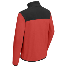The North Face NF0A7V4L Glacier 1/4-Zip Fleece - Rage Red/TNF Black
