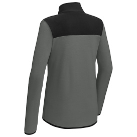 The North Face NF0A7V4M Ladies Glacier 1/4-Zip Fleece - Asphalt Grey/TNF Black