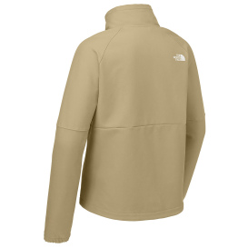 The North Face NF0A8C5C Ladies Barr Lake Soft Shell Jacket - Khaki Stone Dark Heather