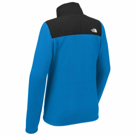 The North Face NF0A8BUR Ladies Highest Peak Full-Zip Fleece Jacket - Hero Blue/NF Black