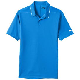 Nike NKAA1849 Dri-FIT Edge Tipped Polo - Blue Sapphire/White