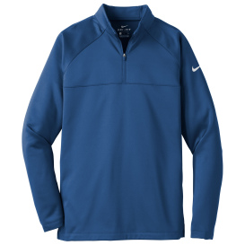 Nike NKAH6254 Therma-FIT 1/2-Zip Fleece - Gym Blue/Gym Blue