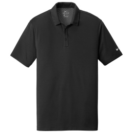 Nike NKAH6266 Dri-FIT Hex Textured Polo - Black