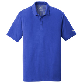 Nike NKAH6266 Dri-FIT Hex Textured Polo - Game Royal