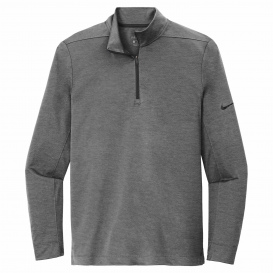 Nike NKBV6044 Dry 1/2-Zip Cover-Up - Black Heather