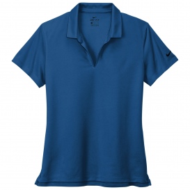Nike NKDC1991 Ladies Dri-FIT Micro Pique 2.0 Polo - Gym Blue