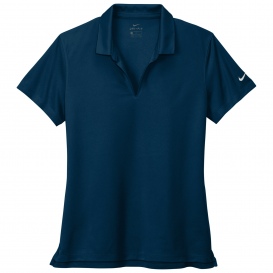 Nike NKDC1991 Ladies Dri-FIT Micro Pique 2.0 Polo - Navy