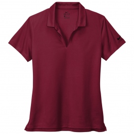 Nike NKDC1991 Ladies Dri-FIT Micro Pique 2.0 Polo - Team Red
