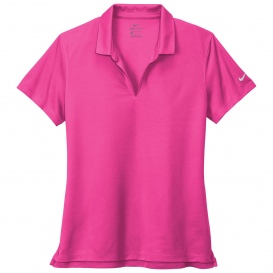 Nike NKDC1991 Ladies Dri-FIT Micro Pique 2.0 Polo - Vivid Pink