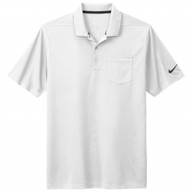 Nike NKDC2103 Dri-FIT Micro Pique 2.0 Pocket Polo - White
