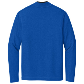 Nike NKDX6702 Textured 1/2-Zip Cover-Up - Gym Blue