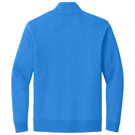 Nike NKDX6718 Club Fleece Sleeve Swoosh 1/2-Zip - Light Game Royal Heather