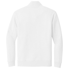 Nike NKDX6718 Club Fleece Sleeve Swoosh 1/2-Zip - White