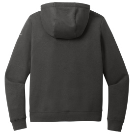 Nike NKFD9889 Ladies Club Fleece Sleeve Swoosh Pullover Hoodie - Anthracite