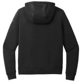 Nike NKFD9889 Ladies Club Fleece Sleeve Swoosh Pullover Hoodie - Black