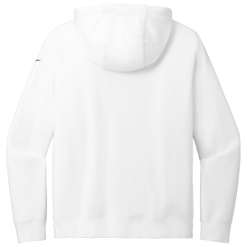 Nike NKFD9889 Ladies Club Fleece Sleeve Swoosh Pullover Hoodie - White